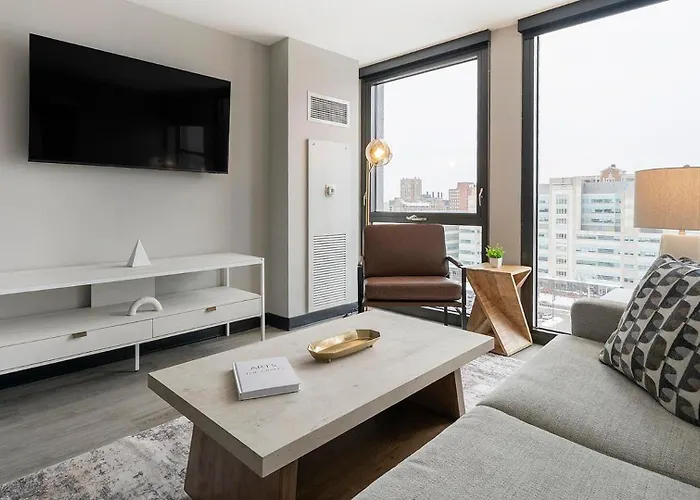 Landing Stylish 1Bd Yoga Studio Rooftop Lounge * Чикаго
