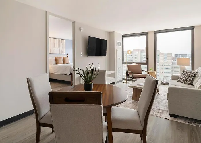 Landing Stylish 1Bd Yoga Studio Rooftop Lounge Апартаменты Чикаго